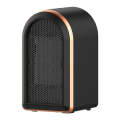 Small PTC Table Heater Household Portable Silent Air Heater, Style: UK Plug(Black)