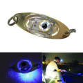 10G LED Underwater Lure Fish Tool Glowing Metal Fish Bait(Blue)