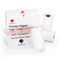 Phomemo 3rolls /Pack 50mm Translucent Bottom Black Words Self-Adhesive Printer Sensitive Label Pr...