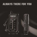 SH-05 Mini Listening Test Special Pin-Type FM/AM Two-Band Radio With Back Clip(Black)
