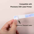 For Phomemo D30 3rolls /Pack 12 X 40mm Stars Thermal Labels