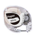 For Phomemo P12 / P12 Pro 12mm x 4m Consumables Label Ribbon, Style: Black Word On White Thermal ...