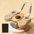 4-elbow Support Hollow Abdominal Wheel Automatic Rebound Ab Roller Fitness Equipment(Orange)