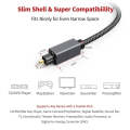 10m Digital Optical Audio Output/Input Cable Compatible With SPDIF5.1/7.1 OD5.0MM(Black)