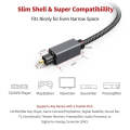 15m Digital Optical Audio Output/Input Cable Compatible With SPDIF5.1/7.1 OD5.0MM(Black)