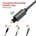 15m Digital Optical Audio Output/Input Cable Compatible With SPDIF5.1/7.1 OD5.0MM(Black)