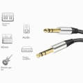 10m Audio Mixing Console Amplifier Drum Connection Cable 6.35MM Male To Male Audio Cable 28AWG OD...