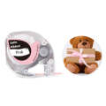 For Phomemo P12 / P12 Pro 12mm x 2m Thermal Transfer Label Ribbon(Black Word On Pink)