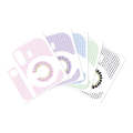 For Polaroid Mini 12 Body Camera Small Round Point Sunflower Sticker, Color: Pink