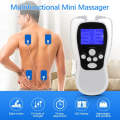 Multifunctional Low Frequency Pulse Meridian Physiotherapy Massage Instrument, Color: Blue Standard