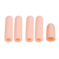 5pcs/Set Gel Finger Cots Hand Joint Crack Protector, Color: Close Style Skin Tone