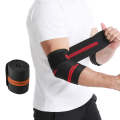 Compression Elbow Bandage Wrap Sports Elbow Protector 120x8cm(Orange)