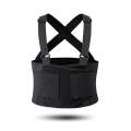 Sports Back Support Belt Waist Pain Protection Belt with Suspender Strap for Heavy Lifting, Size:...