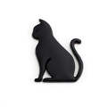 3D Cute Car Decoration Body Scratch Blocking Sticker, Color: Black Cat