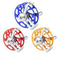 Ice Fishing Raft Reel Fly Reel Without Base All Metal Hollow Fishing Tackle, Spec: 65mm Gold