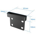 SHUNWEI SD-1513 Car Seat Seam Storage Box Mobile Phone Standing Storage Supplies In Car(Black)