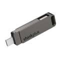 Lenovo Thinkplus MU110 USB3.2+Type-C Dual Interface Rotation Flash Drive, Size: 32GB(Grey)