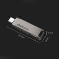 Lenovo Thinkplus MU110 USB3.2+Type-C Dual Interface Rotation Flash Drive, Size: 256GB(Grey)
