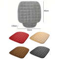 Car Winter Backless Plush Non-slip Non-binding Seat Cushion, Color: Front Row Beige