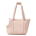 Pet Handbag Autumn And Winter Shoulder Cat Outing Bag, Color: Light Pink