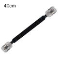 Window/Door Pass Through Flat RF Coaxial Cable UHF 50 Ohm RF Coax Pigtail Extension Cord, Length:...