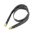 SMA Male To Male  Fiberglass Antenna Through Wall Adapter Cable Flat Window Cable(30cm)