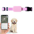 Mfi Certified Smart Pet Locator Protective Cover Silicone Collar(Pink)