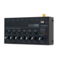 Ultra-Compact Low-Noise 6 Channel Stereo Audio Mixer, US Plug(MIX600)