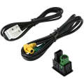 For Magotan New Touran Modified VW CD Player RCD510/310+/300+USB Switch Base+Wiring Harness(1.5m)