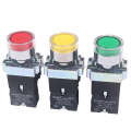 CHINT NP2-BW3363/220V 2 NO Pushbutton Switches With LED Light Silver Alloy Contact Push Button