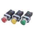 CHINT NP2-BW3561/220V 1 NO Pushbutton Switches With LED Light Silver Alloy Contact Push Button