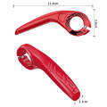 ENLEE E-45616 1pair Bicycle Handlebar Covers Cow Sheeps Horn Grips Joystick Sleeve Accessories(Red)