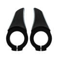 ENLEE S-10 1pair Mountain Bike Universal Cowl Grips Bicycle Grip Accessories Cycling Gear(Black)