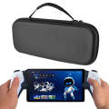 For PIayStation Portal Game Console EVA Leather Grain Handbag Clutch Protective Bag(Black)