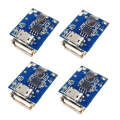 4pcs 5V Boost Converter Step-Up Power Module Lithium Battery Charging Protection Board LED Displa...