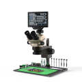 BAKU BA-692  2 In 1 Microscope Maintenance Insulation Pad Aluminum Alloy Silicone Work Mat(Black+...