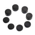8pcs /Set For PS5 / PS4 Silicone Joystick Cap Booster Cap Gamepad Rocker Protective Case(Black)