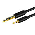 JINGHUA 3.5mm To 6.5mm Audio Cable Amplifier Guitar 6.35mm Cable, Length: 5m