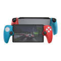 For PS5 PlayStation Portal Game Console DOBE Split Silicone Protective Case(Red and Blue)