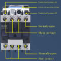 CHNT CJX2-1210 12A 220V Silver Alloy Contacts Multi-Purpose Single-Phase AC Contactor