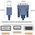 JINGHUA USB To RS232 Serial Cable DB9 Pin COM Port Computer Converter, Length: 1.2m