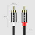 JINGHUA 2RCA Double Lotus Plug Audio Cable Left/Right Channel Stereo Amplifier Connection Wire, L...