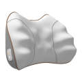 Waist And Back Massager Lumbar Vertebra Car Neck Massage Pillow, Specification: Charging Model Gray