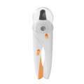 LED Pet Nail Clippers Dog and Cat Nail Clippers with Nail Polisher(White)