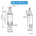 CHNT YBLX-ME8112 Limiter Travel Switches Micro Self-Resetting Stroke Switch