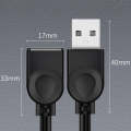 JINGHUA U021E Male To Female Adapter USB 2.0 Extension Cable Phone Computer Converter Cord, Lengt...