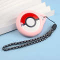 For Pokemon Go Plus+ Sleep Monitor Poke Ball Anti-fall Silicone Protective Case(Pink)
