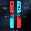 JOY-02 Gaming Left And Right Handle With RGB Lights Body Feel Bluetooth Gamepad For Switch / Swit...