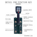 High-Precision Metal Detector Outdoor Waterproof Detection Instrument, EU Plug