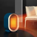 Small Desktop Electric Heater Home PTC Instant Energy-saving Heater, Spec: EU Plug(Blue)